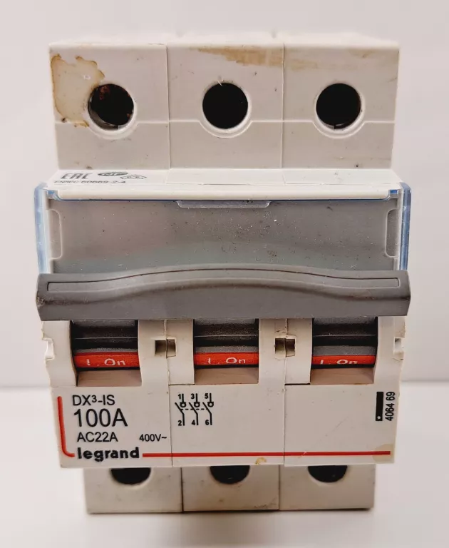 ROZŁĄCZNIK IZOLACYJNY DX3 LEGRAND 100A 3P FR303 406469