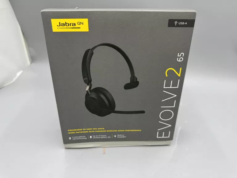 SŁUCHAWKI BEZPRZEWODOWE NAUSZNE JABRA EVOLVE2 65