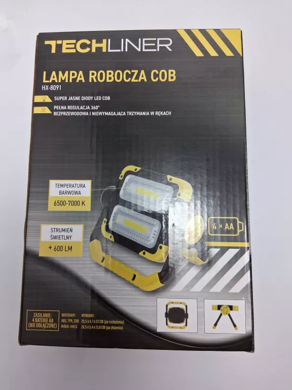 LAMPA ROBOCZA LED TECHLINER NA BATERIE