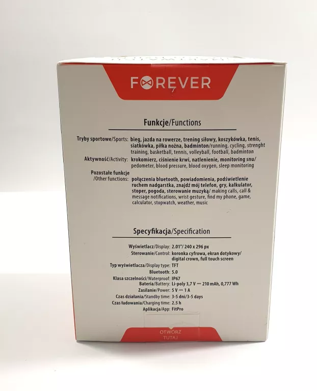SMARTWATCH FOREVER SW 117