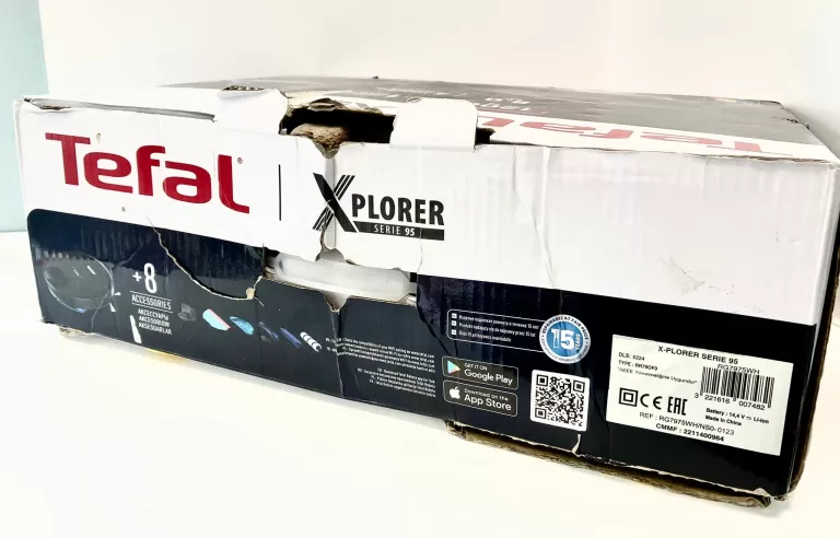 ROBOT SPRZĄTAJĄCY TEFAL X-PLORER SERIE 95 RG7975 CZARNY GWARANCJA
