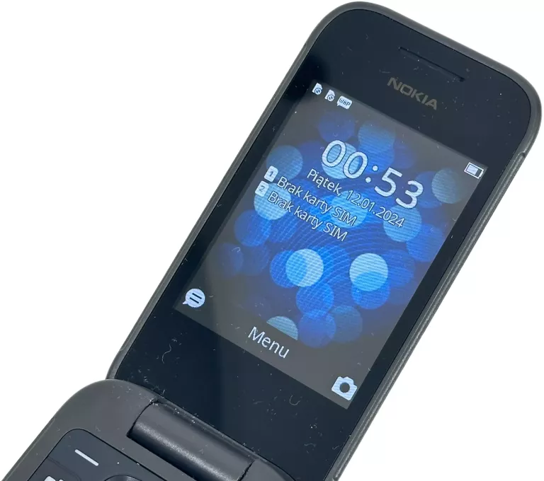 TELEFON KOMÓRKOWY NOKIA 2660 FLIP DUAL SIM CZARNY Z KLAPKĄ