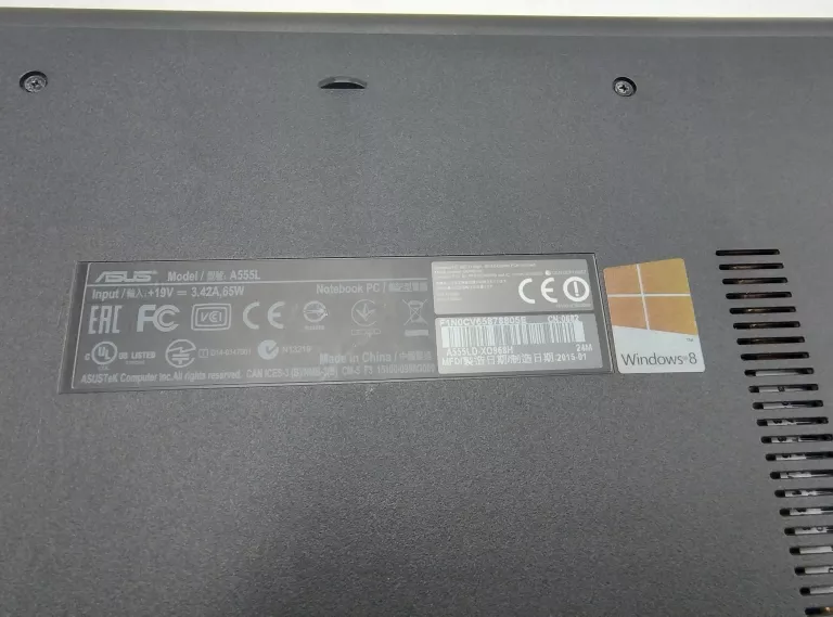 LAPTOP ASUS A555L