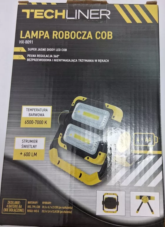 LAMPA ROBOCZA LED TECHLINER NA BATERIE