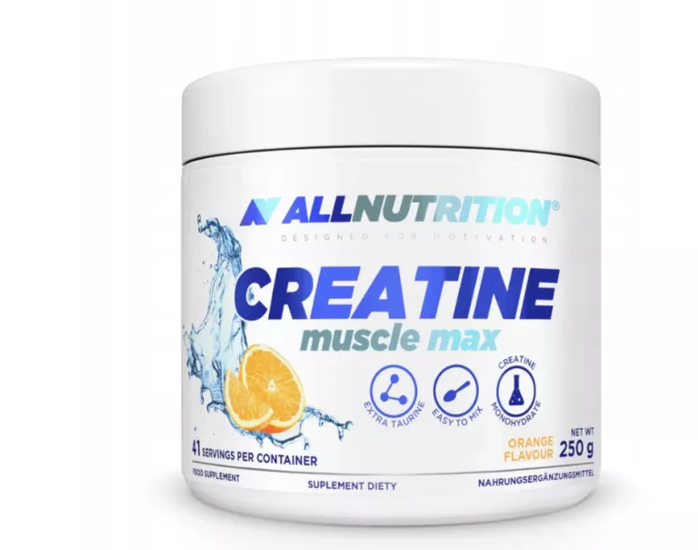 ALLNUTRITION CREATINE MUSCLE MAX 250G POMARAŃCZA KREATYNA MONOHYDRAT