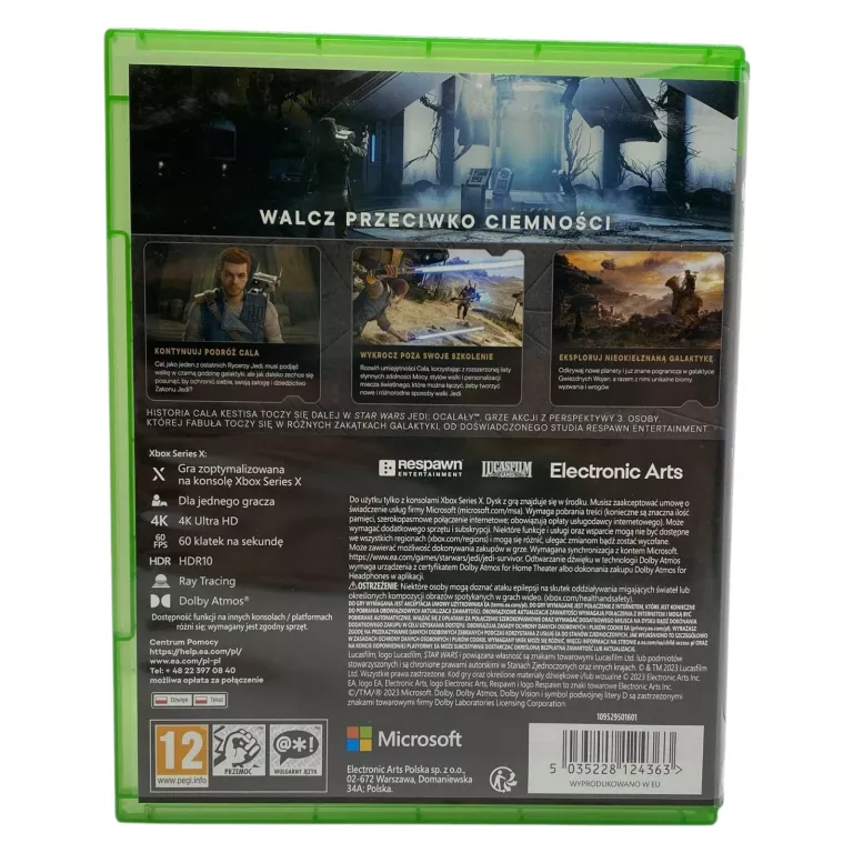 GRA XBOX SERIES X - STAR WARS JEDI - OCALAŁY [ POLSKA WERSJA - DUBBING ]