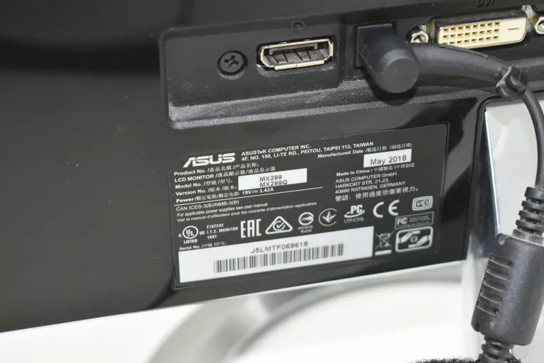 MONITOR ASUS MX299Q