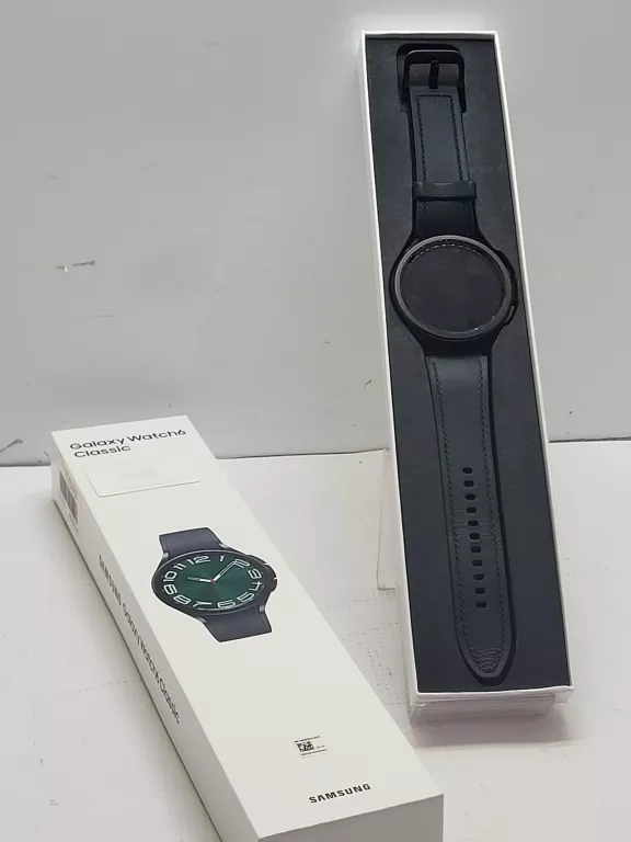 SMARTWATCH SAMSUNG GALAXY WATCH 6 CLASSIC SM- R965F LTE KOMPLET CZARNY