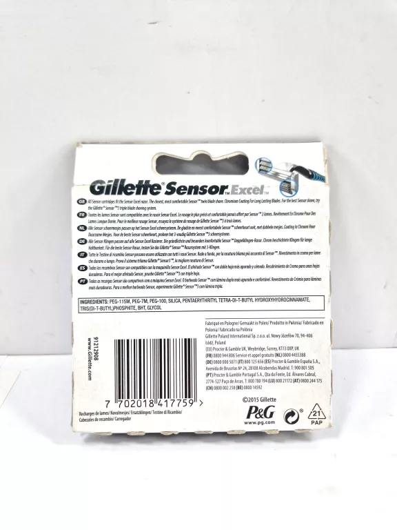 NOŻYKI GILLETTE SENSOR EXCEL 10 SZT
