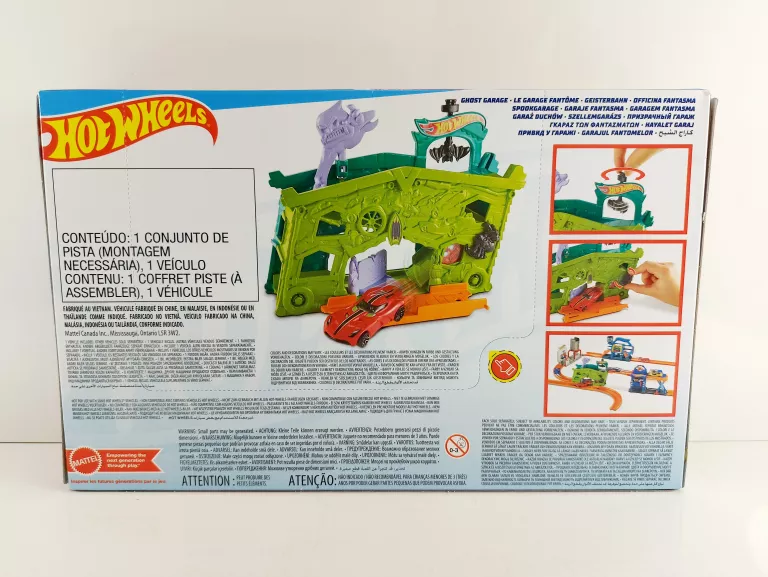 TOR SAMOCHODOWY CITY BLAZE GARAŻ DUCHÓW HOT WHEELS FJN38