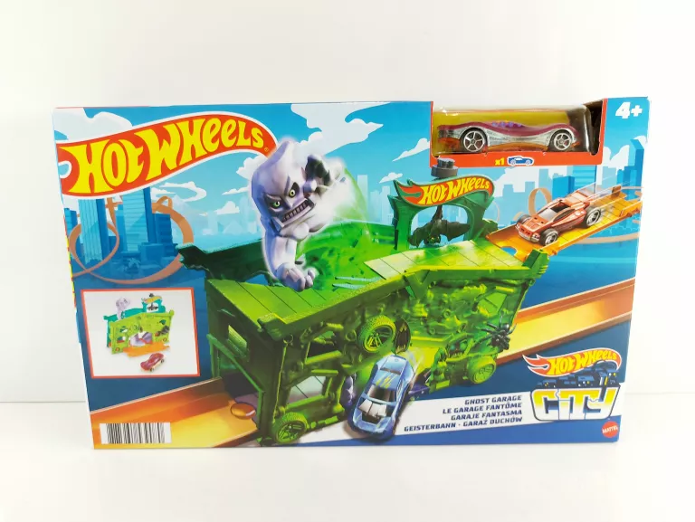 TOR SAMOCHODOWY CITY BLAZE GARAŻ DUCHÓW HOT WHEELS FJN38
