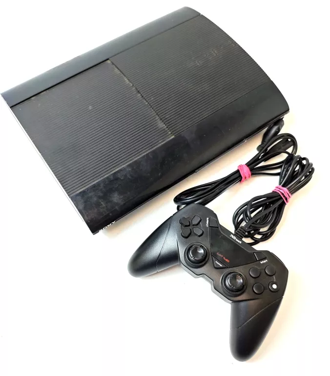 KONSOLA PS3 SUPER SLIM CECH-4004A 250GB + 2XGRA + ZASILACZ+PAD