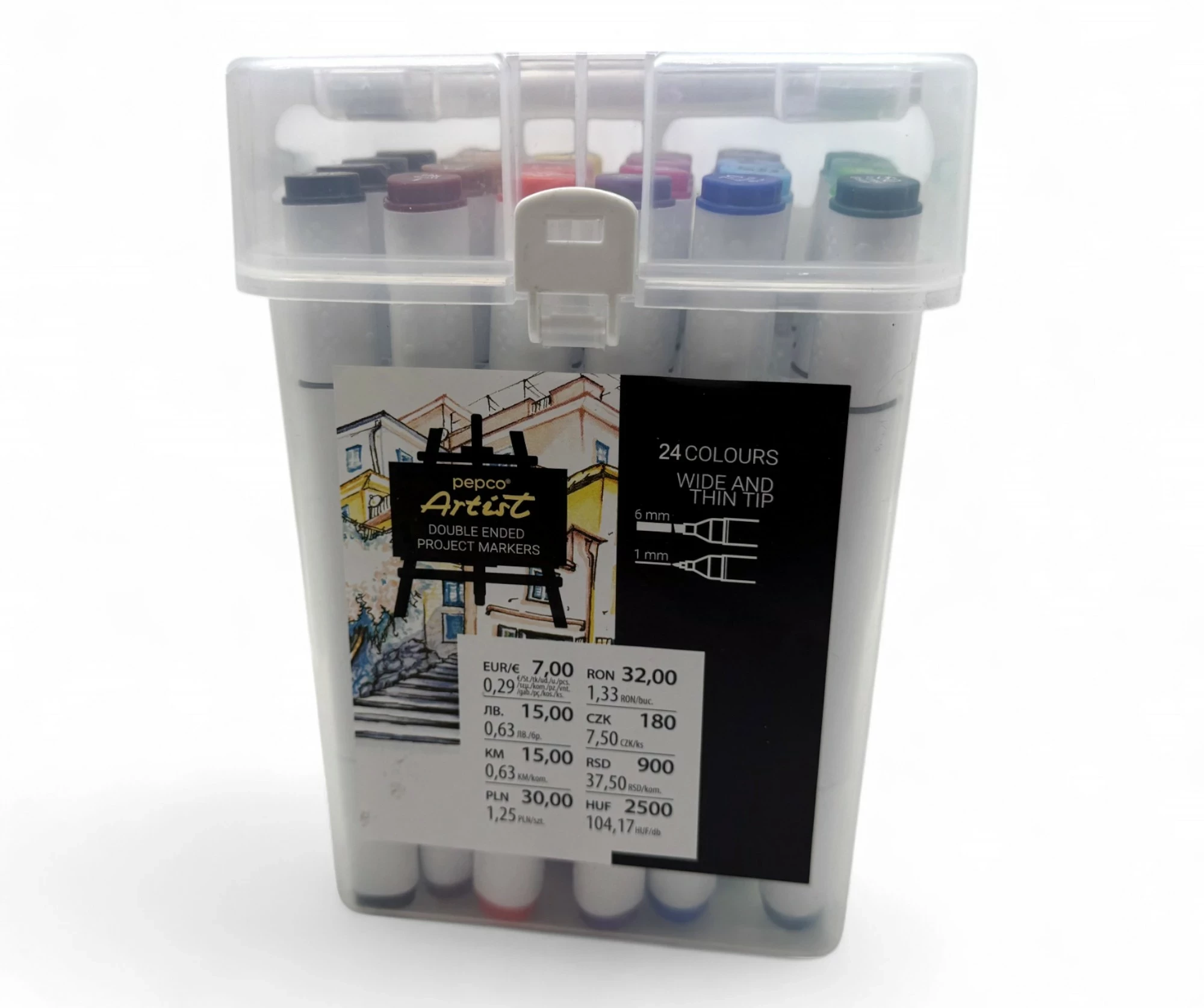 flamastry-dwustronne-pepco-artist-24-kolory-slaska-20-siemianowice-slaskie
