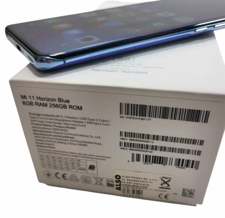 TELEFON XIAOMI MI 11 HORIZON BLUE