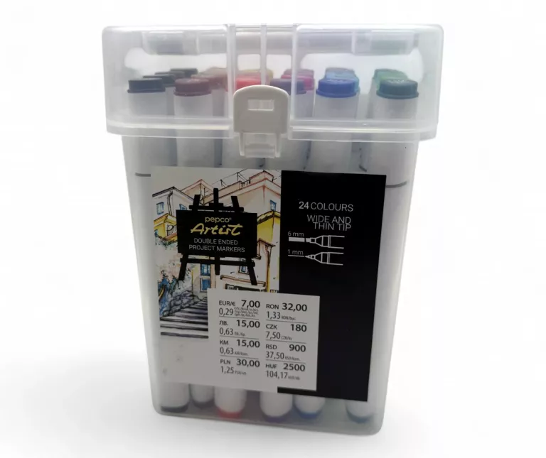 flamastry-dwustronne-pepco-artist-24-kolory-slaska-20-siemianowice-slaskie