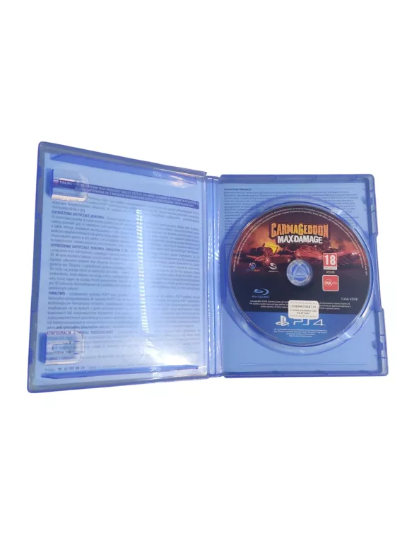 CARMAGEDDON MAX DAMAGE PS4 PL