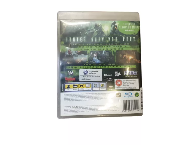 GRA PS3 ALIENS VS PREDATOR