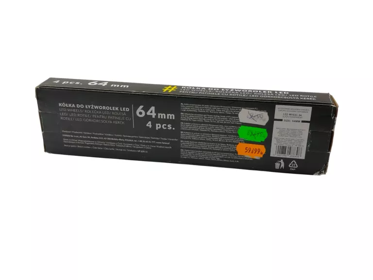 KÓŁKA DO ROLEK LED WHEEL 64MM