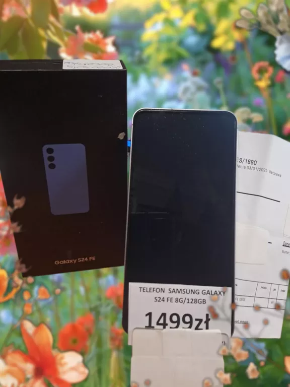 TELEFON SAMSUNG GALAXY S24 FE 8G/128GB KPL/GW:03.01.25 (PLAY-RATY)