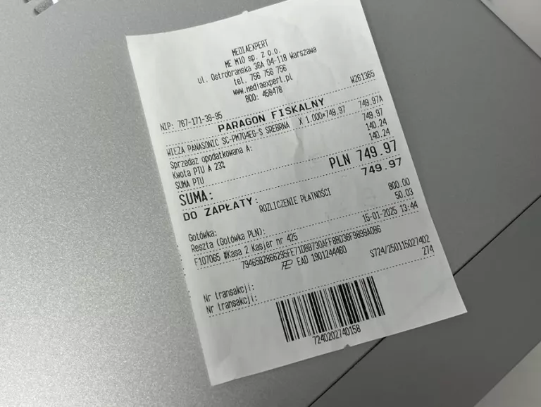 WIEŻA PANASONIC SC-PM704EG-S