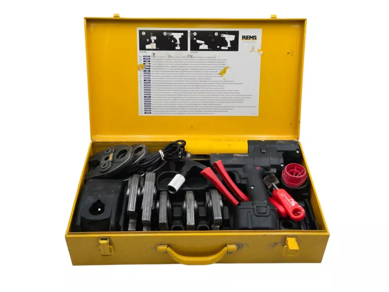 ZACISKARKA DO RUR REMS MINI PRESS ACC 578001 + 8 SZCZĘK REMS