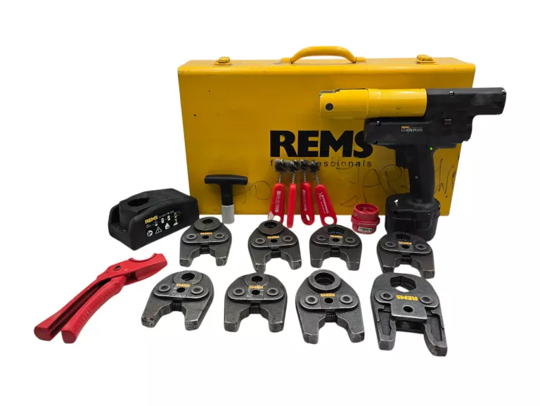 ZACISKARKA DO RUR REMS MINI PRESS ACC 578001 + 8 SZCZĘK REMS