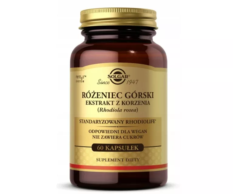 RÓŻENIEC GÓRSKI EKSTRAKT Z KORZENIA SOLGAR 60 KAPSUŁEK