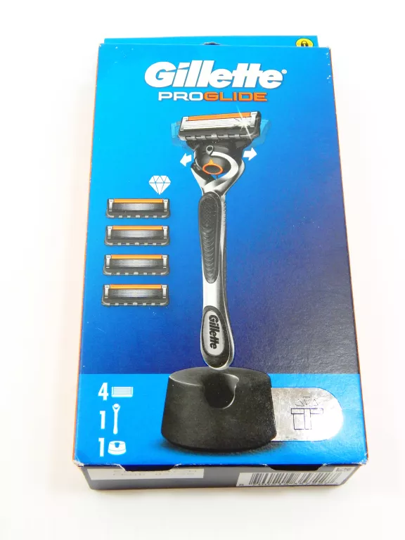 GILLETTE PROGLIDE MASZYNKA DO GOLENIA DLA MĘŻCZYZN + 4 OSTRZA