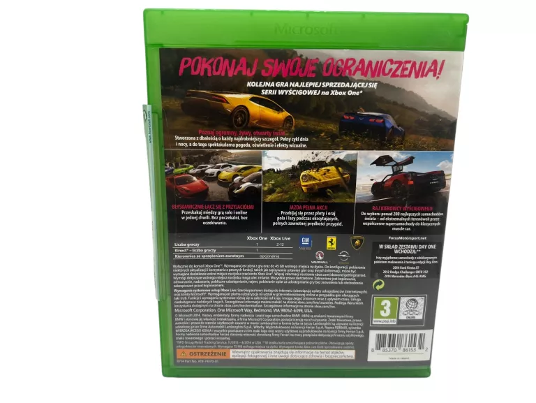GRA XBOX ONE FORZA HORIZON 2