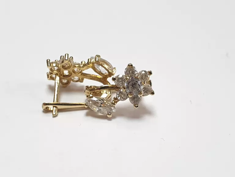 ZŁOTE KOLCZYKI 14K 585 1,88G OD LOOMBARD