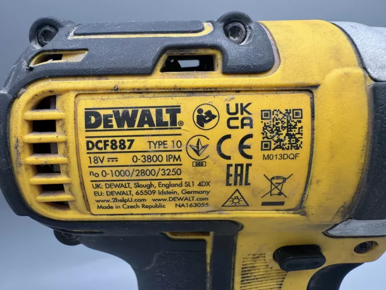 ZAKRĘTARKA DEWALT DCF887 ŁADOWARKA WALIZKA