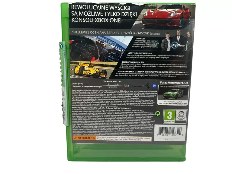 GRA XBOX ONE FORZA MOTORSPORT 5