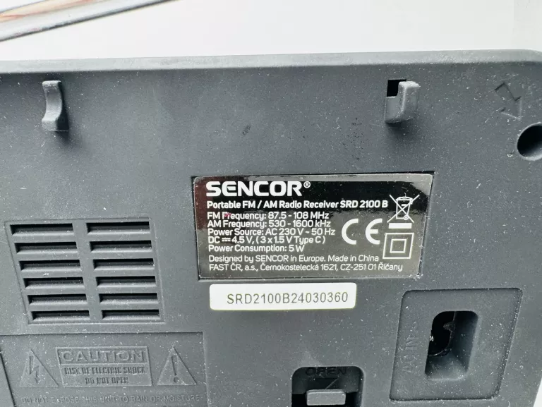 RADIO SENCOR SRD 2100 B
