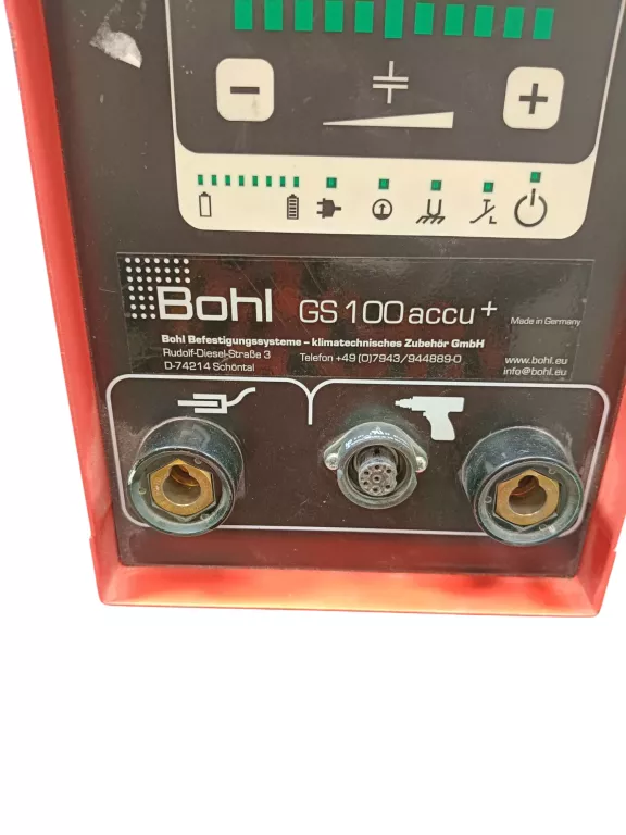 BOHL GS100+ ZGRZEWARKA AKUMULATOROWA DO KOŁKÓW TARCZOWYCH 25,2 V