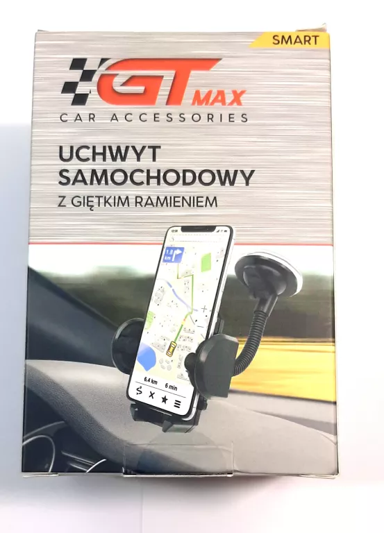 UCHWYT SAMOCHODOWY GT MAX Z GIĘTKIM RAMIENIEM