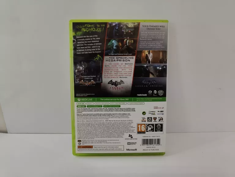 GRA NA XBOX 360 BATMAN ARKHAM COLLECTION
