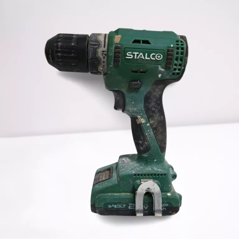 STALCO WIERTARKO WKRĘTARKA STALCO DS20-55BL 2X AKUMULATOR +ŁAD+ WALIZKA