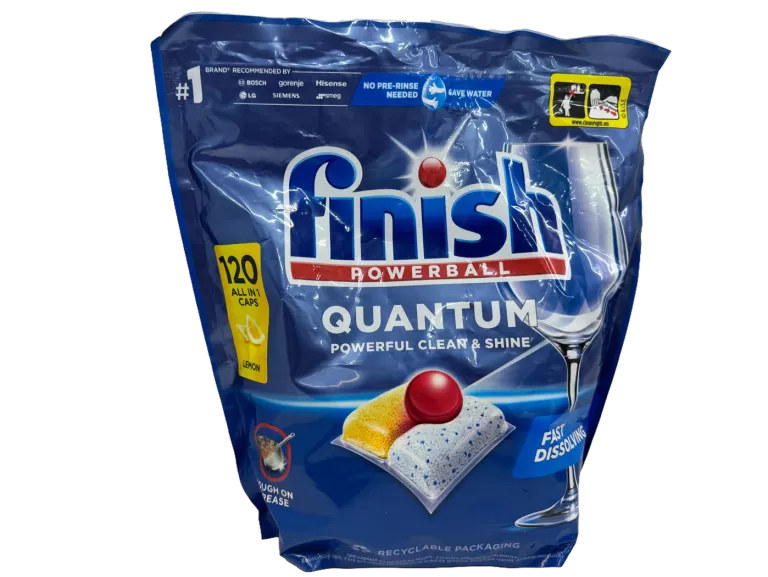 FINISH QUANTUM LEMON KAPSUŁKI DO ZMYWARKI 120 SZT.