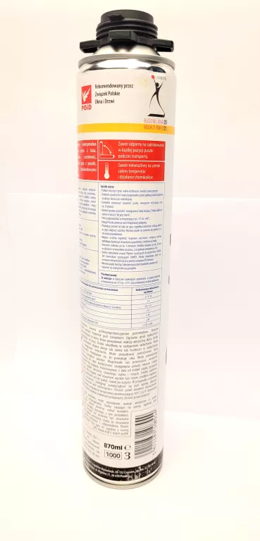 SOUDAL MAXI EXPRESS PIANKA MONTAŻOWA PISTOLET 870M