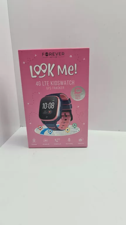 smartwatch-kids-forever-look-me-4g-lte-komplet-rozowy-grunwaldzka-4764-jaworzno