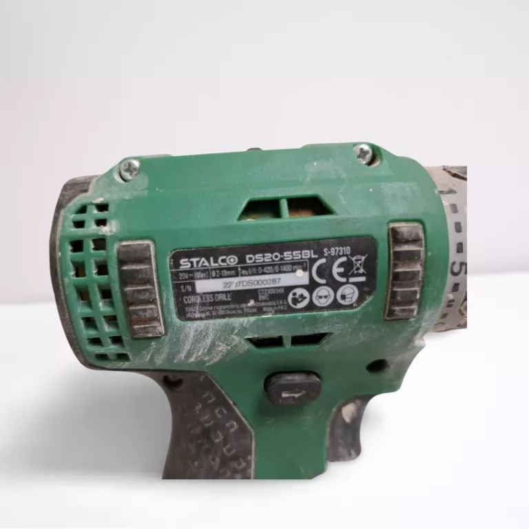 STALCO WIERTARKO WKRĘTARKA STALCO DS20-55BL 2X AKUMULATOR +ŁAD+ WALIZKA