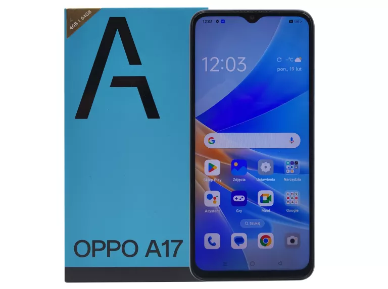 TELEFON OPPO A17 4/64GB 6,56'' 50MPIX!