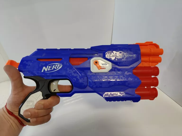 WYRZUTNIA NERF HASBRO NERF DUAL STRIKE B4620 + NABOJE