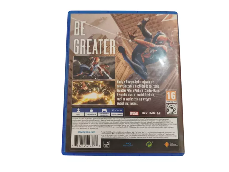 GRA SPIDER-MAN PS4