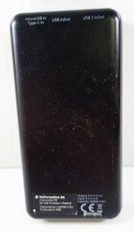 POWERBANK MAXLIFE 20000MAH