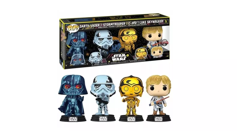 FUNKO POP STAR WARS: 4-PACK RETRO SERIES