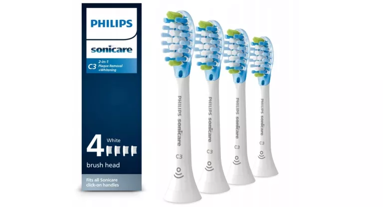 4X KOŃCÓWKI PHILIPS SONICARE C3 PREMIUM PLAQUE CONTRO BRUSH HEAD HX9044/65