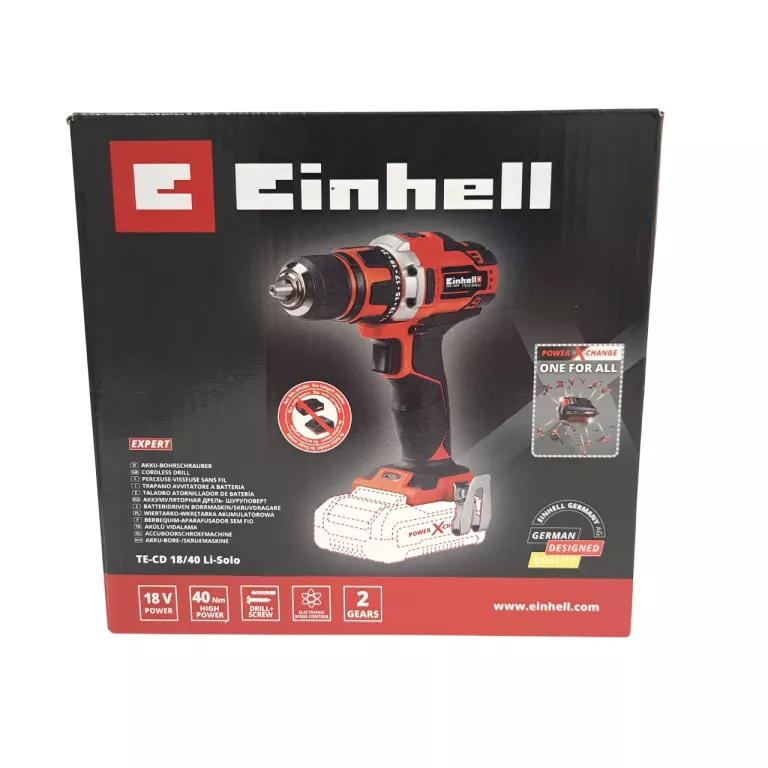 WKRĘTARKA EINHELL TE-CD 18/40 *STAN IDEALNY* *PLOMBY*