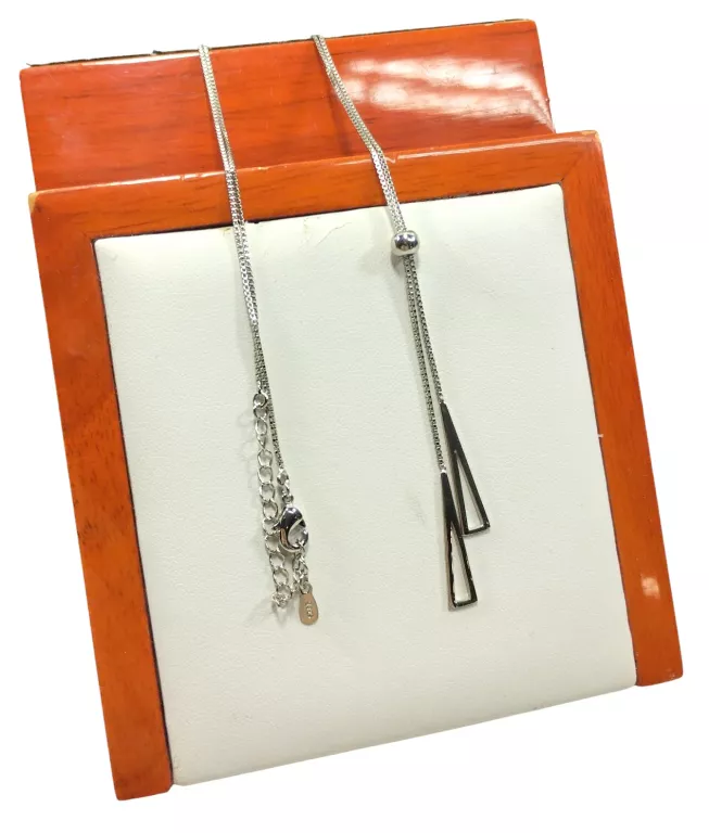 SREBRNY ŁAŃCUSZEK Z REGULOWANYMI ZAWIESZKAMI 2,00G P925 DŁ60CM