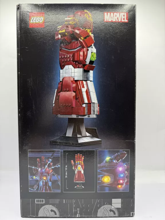 KLOCKI LEGO 76223 MARVEL NANORĘKAWICA IRON MAN KAMIENIE MOCY